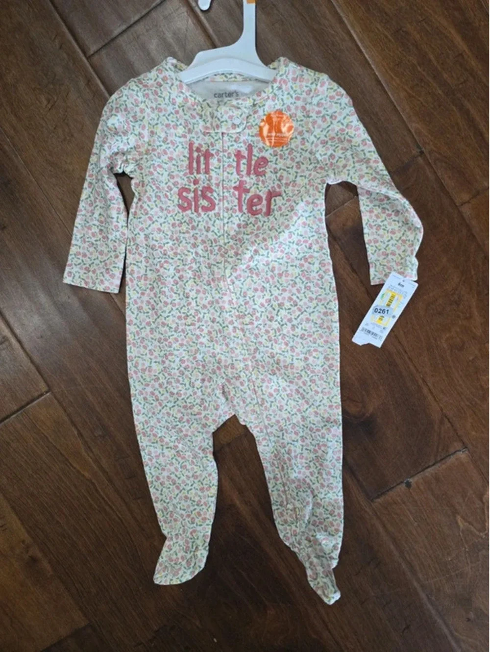 6m borne, new little sister pajamas from carter's item, 261G4